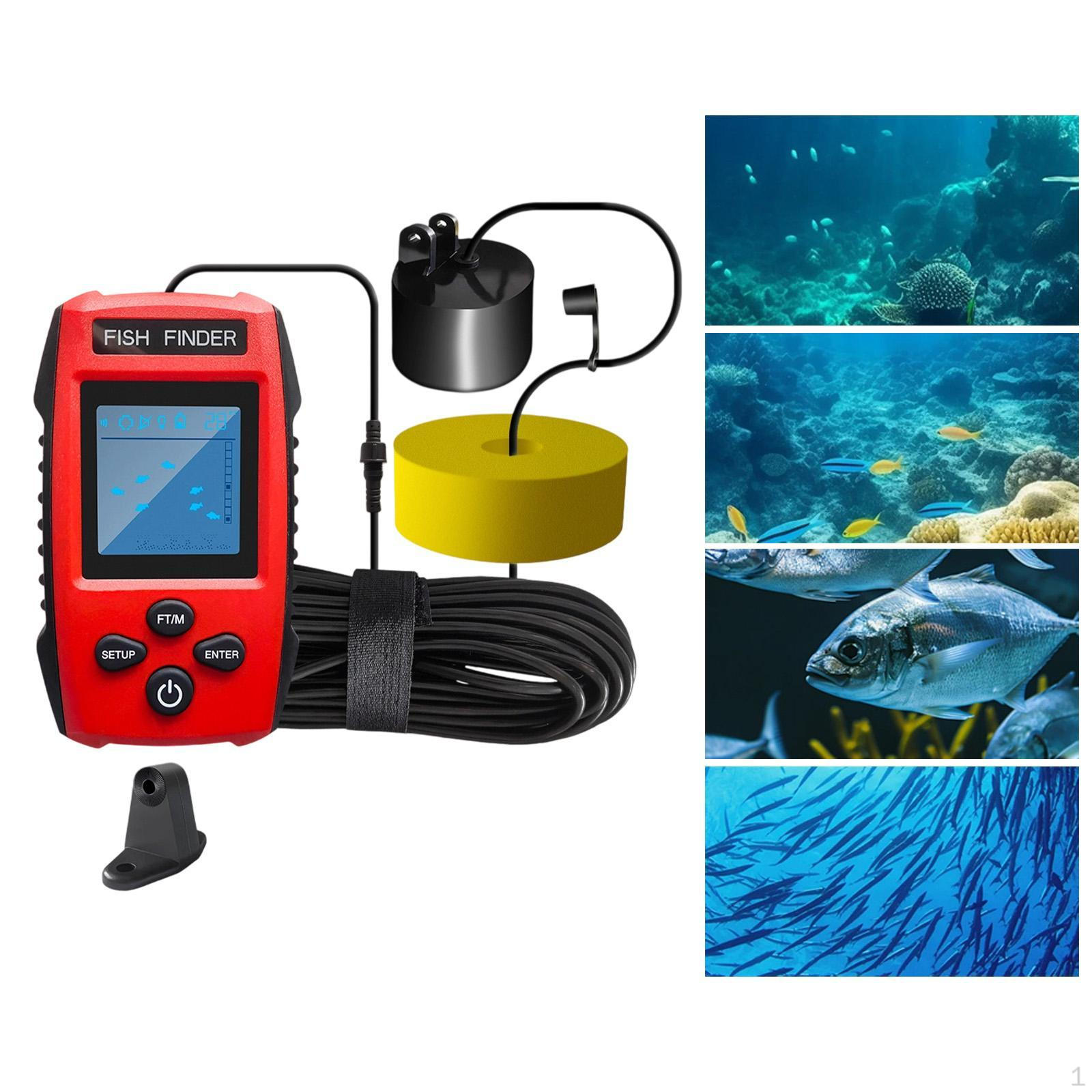 Портативный Дисплей Местоположение Глубина Шкала 100М Компактный Эффективный для Моря Реки Каяков Озера